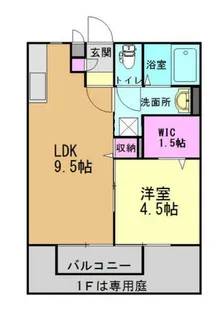 サヌック【101号室】の間取り