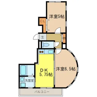 GREEN SQUARE【201号室】の間取り