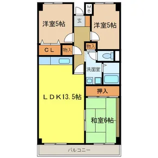 プレスト・コート壱番館【4階】の間取り