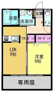 アライコーポ【102号室】の間取り