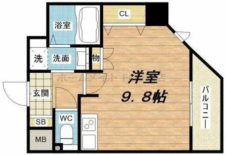 S-RESIDENCE Hommachi Marks【12階】の間取り