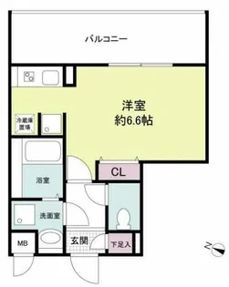 べクス福島【10階】の間取り
