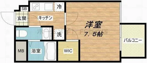 セレニテ上町台【5階】の間取り