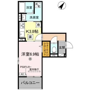 RIPOSO東加古川 Ⅰ【1階】の間取り