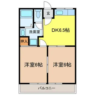 高橋ハイツ【203号室】の間取り