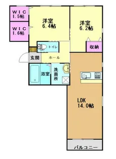 サンフィオーレ【203号室】の間取り