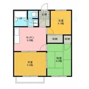 RICHチェリーハイツ【101号室】の間取り