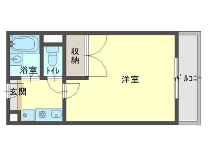 ブランシェ小松里【104号室】の間取り