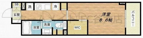 コンフォリア北堀江一丁目【11階】の間取り