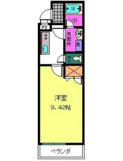 フジパレス中町【207号室】の間取り