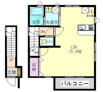 木村ハイツⅡ【2号室】の間取り
