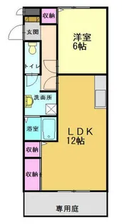 ヴィエント【102号室】の間取り
