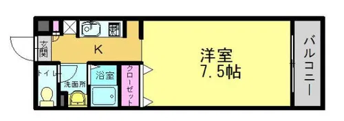 ソフィア21新在家【307号室】の間取り