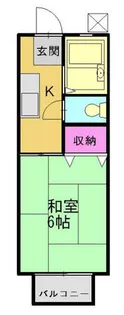 香山ハイツ【202号室】の間取り