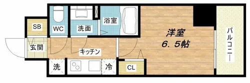 プレサンス 梅田北 ディア【2階】の間取り