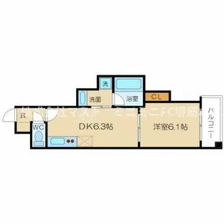 CLAIR TOWER【3階】の間取り