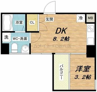 アドバンス心斎橋NEXTURE【3階】の間取り