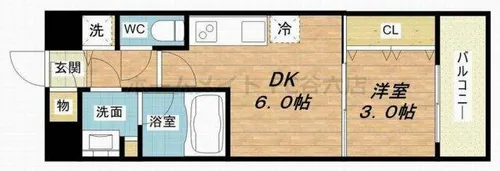 オリエンテム【4階】の間取り