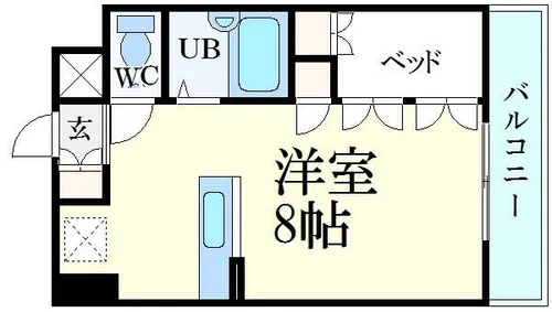 ロッキーコートナカヤ【3階】の間取り