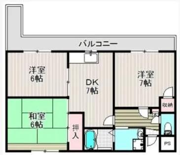 プレステージアスカ【301号室】の間取り