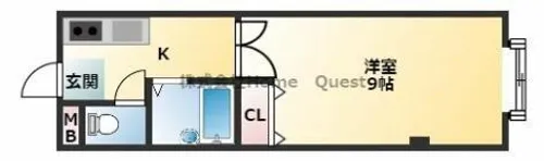 グリーンヒル110【2階】の間取り