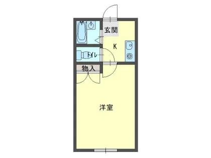 レオパレスKOKADO【307号室】の間取り