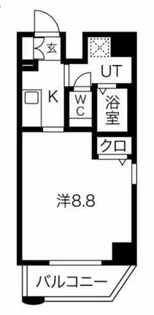 インベスト本町WEST【4階】の間取り