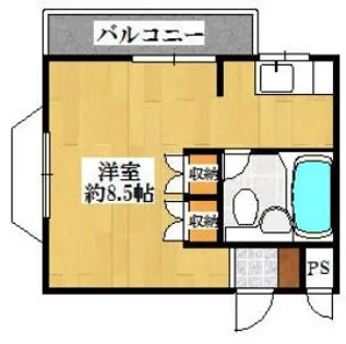 ブールバール泉ヶ丘【201号室】の間取り