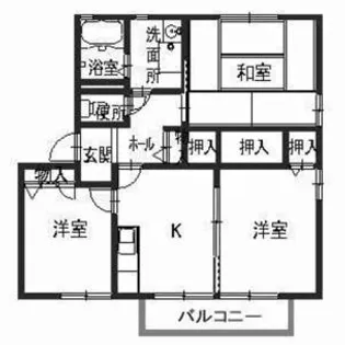 ラ メゾン プルミエ【B202号室】の間取り