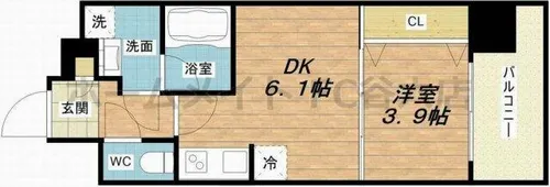 プレジオ十三【13階】の間取り