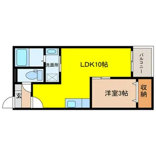 Warren wakamiyaⅠ【1階】の間取り