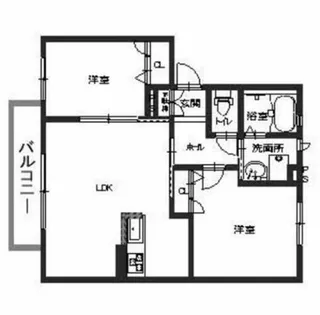 シャーメゾン井原の里【203号室】の間取り