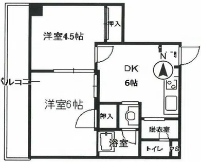 エクセルハイム川富【2階】の間取り