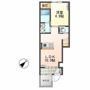 ソラティオ桜【1階】の間取り