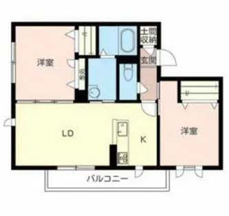 シャーメゾン・パティオ【202号室】の間取り