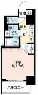 エグゼ堺筋本町【11階】の間取り