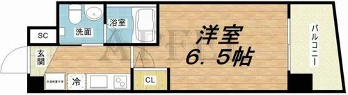 セレニテ福島プリエ【3階】の間取り