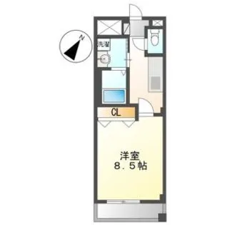 ベル・ローズ【103号室】の間取り