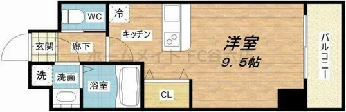 Amalfi森ノ宮【6階】の間取り