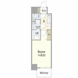 エスリード金山クラッシィ【4階】の間取り