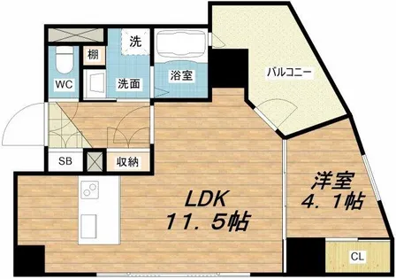 灯-AKARI-【8階】の間取り