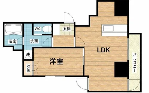 プレディアコート本町【6階】の間取り