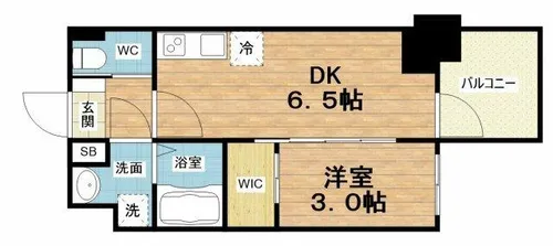 セレニテ堺筋本町リアン【13階】の間取り