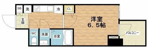 WORVE大阪本町【10階】の間取り