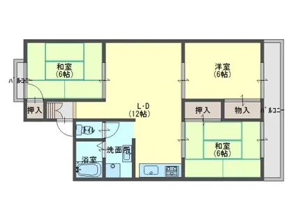 ジェンティール立石Ⅰ【2階】の間取り