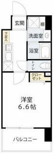 ワールドアイ大阪城EASTⅡ【4階】の間取り