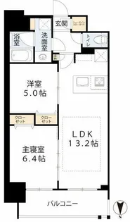 アーバネックス南新町【4階】の間取り