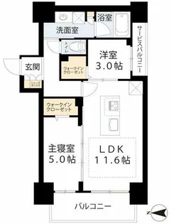 アーバネックス南新町【6階】の間取り
