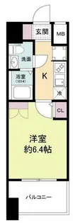 セレニテ難波グランデシュッド【10階】の間取り