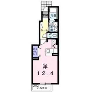 コスモアーク【101号室】の間取り